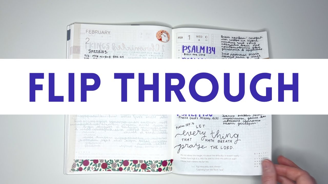 February 2023 Hobonichi Cousin Flip Through