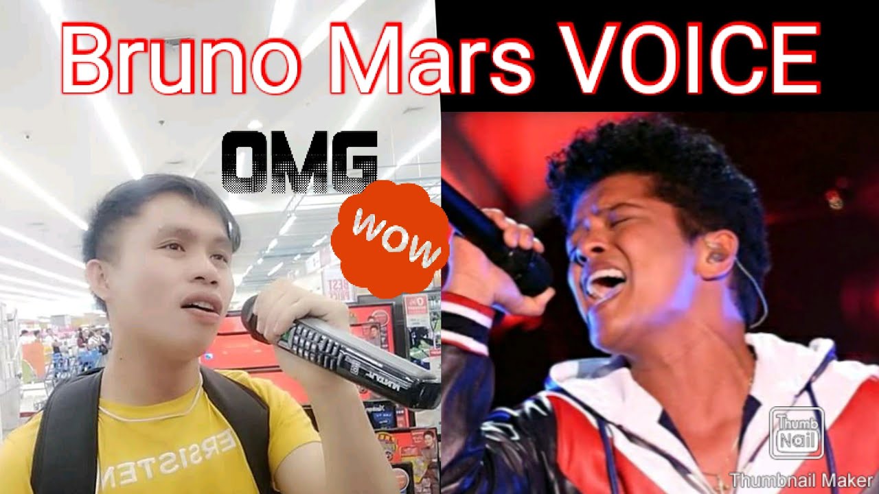 Eto ang super hawig ng voice kay Bruno  Mars- 