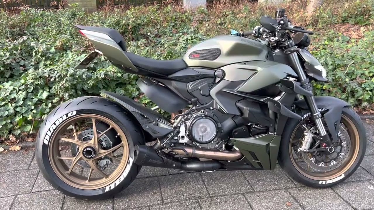 The new Ducati Streetfighter V2 Storm Green 2023! custom project