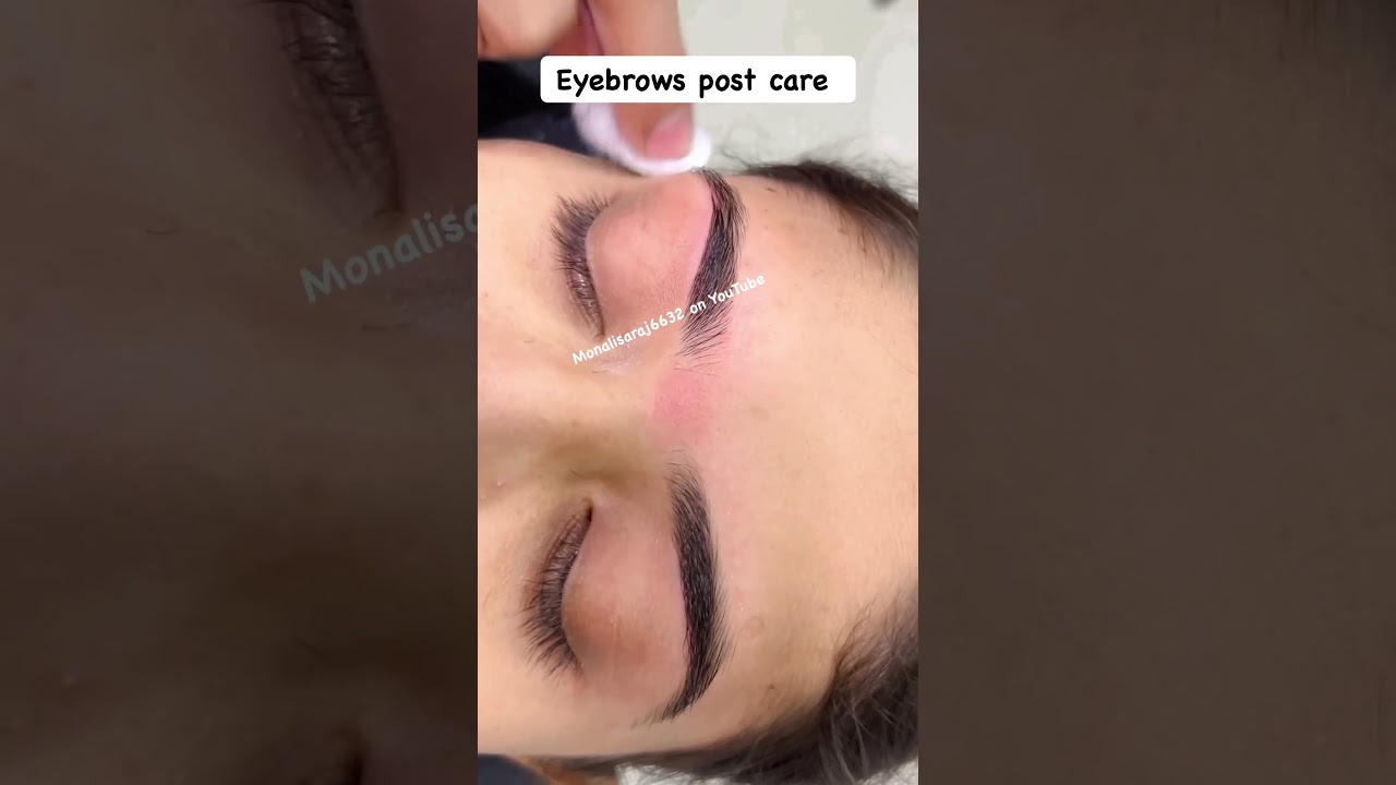 Eyebrows tutorials for beginners How to care eyebrows eyebrow banane ke baad kese care kre?