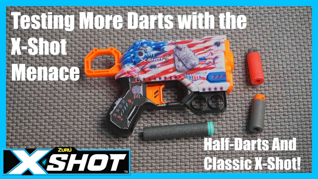 Testing More Darts with the X-Shot Menace (Follow-up Video)