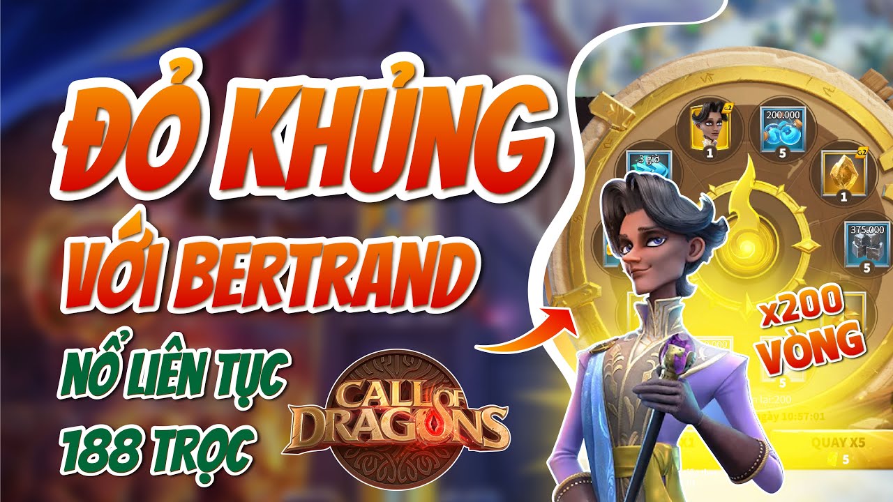 [Restream] - CON ACC ĐỎ NHẤT MÌNH TỪNG QUAY | Call of Dragon | Quá đỏ với vòng quay may mắn
