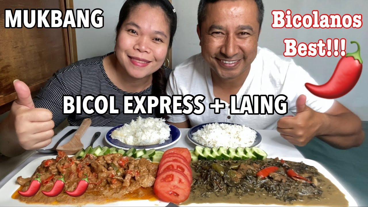 BICOL EXPRESS +LAING BICOLANOS BEST/PINOY STYLE MUKBANG