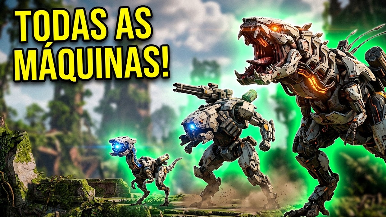 TODOS OS LOCAIS DE MÁQUINAS EM HORIZON FORBIDDEN WEST