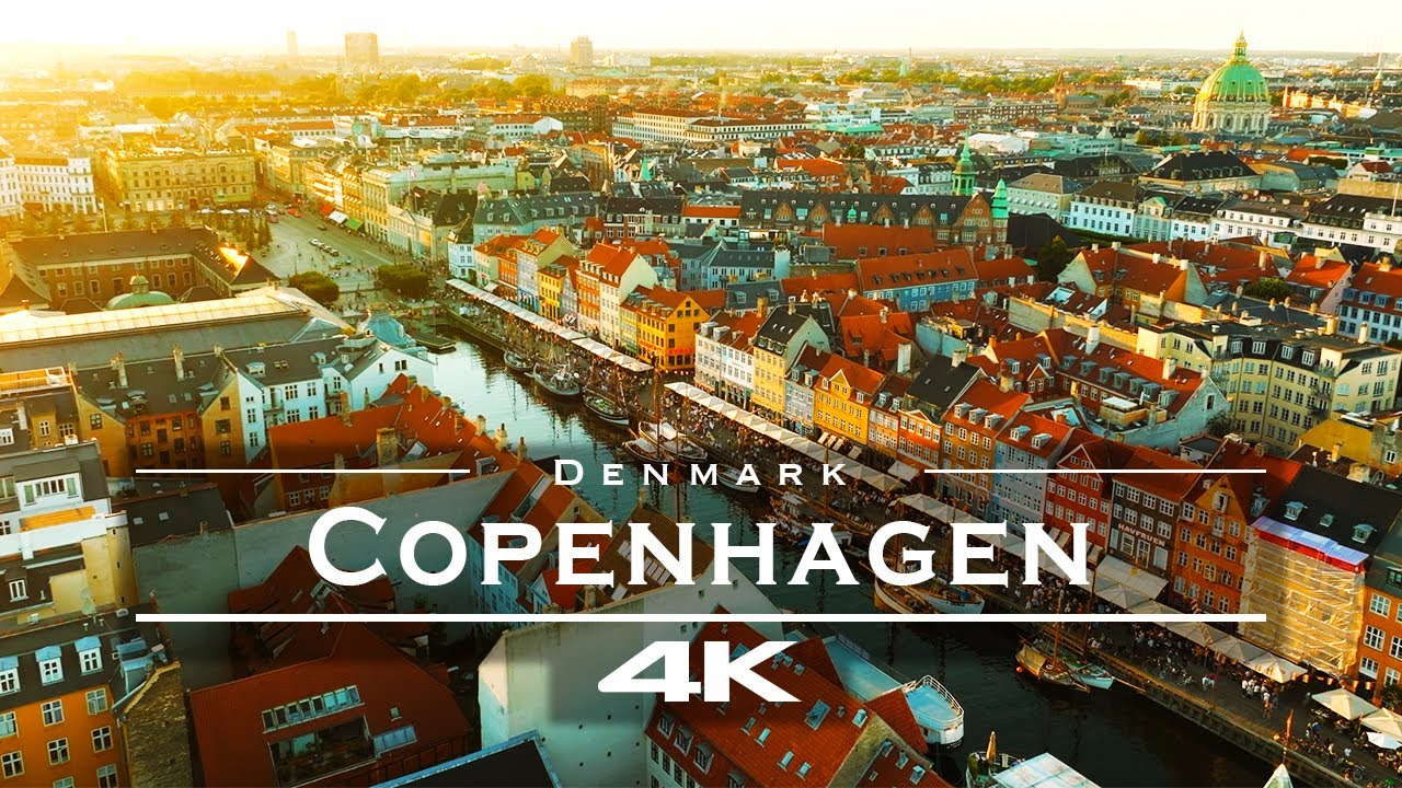 Copenhagen, Denmark 🇩🇰 - by drone [4K]