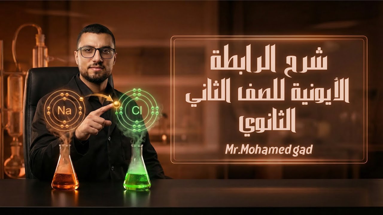 الحصة الثانية الصف الثاني الثانوي الربطه الايونيه والتساهميه النقيه 