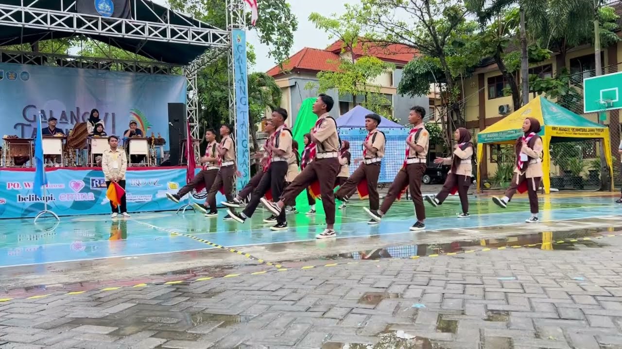 Final Duel Yel Spektakuler Galang Tangkas Jawa Timur 2023 Arvegatu SMPN 4 Malang vs MTs Karang Asem