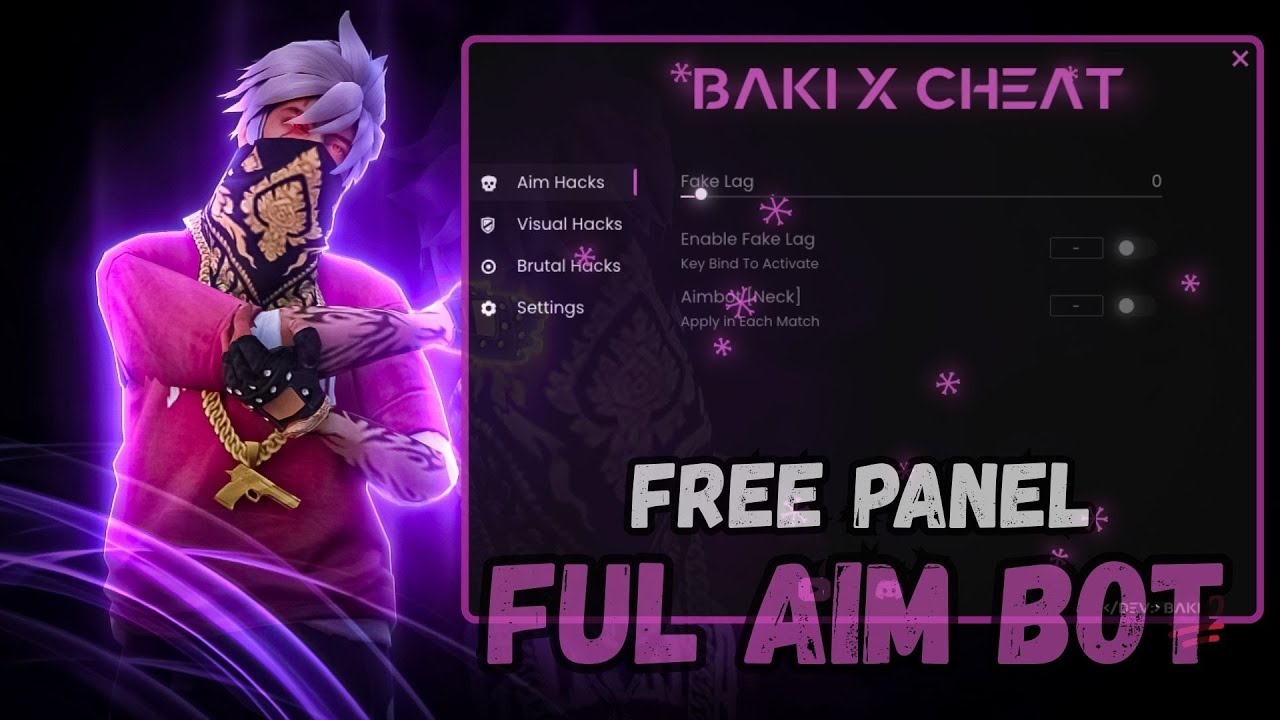 NEW PC PANEL UPDATED OB50💻 PANEL FOR FREE AIMBOT FREE FIRE 🎯 SNIPER AIMBOT | 100% ANTIBAN ✅BAKI