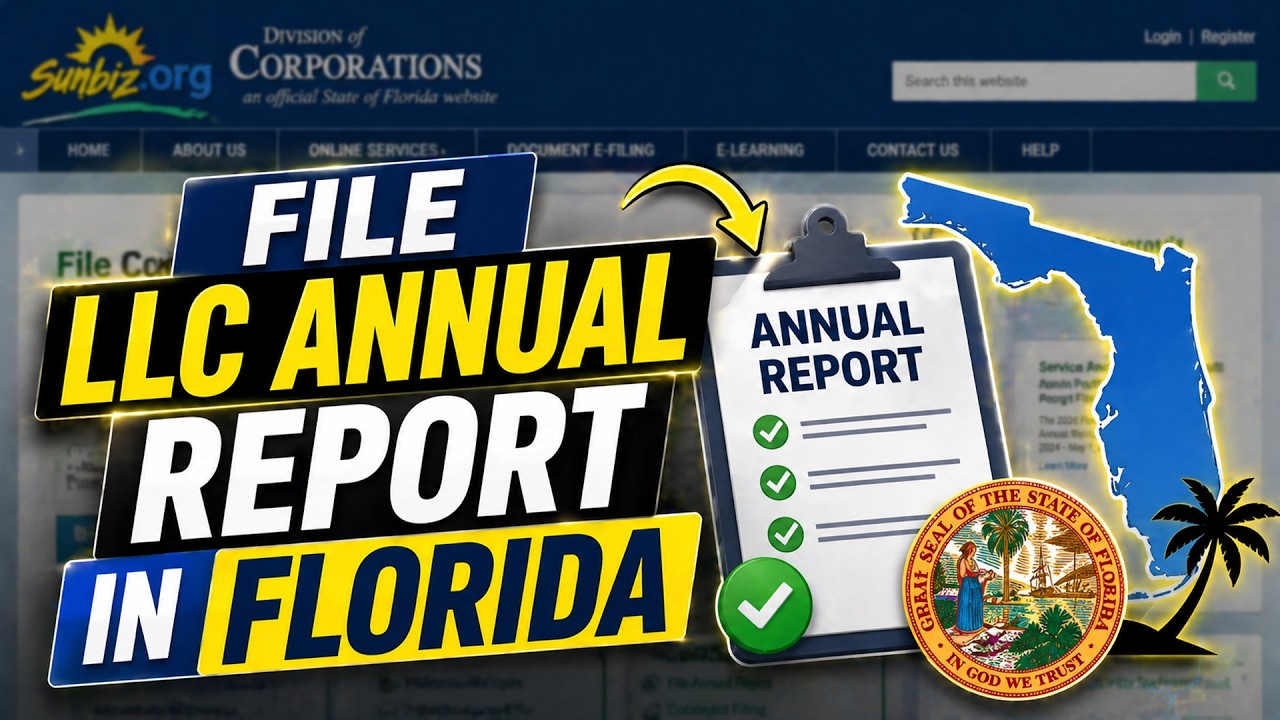 How To File Your LLC Annual Report In Florida On Sunbiz - Easy Guide