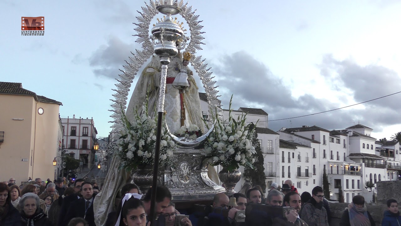 Nuestra Señora de la Paz. 4K. Traslado. Ronda 13 de Enero de 2018