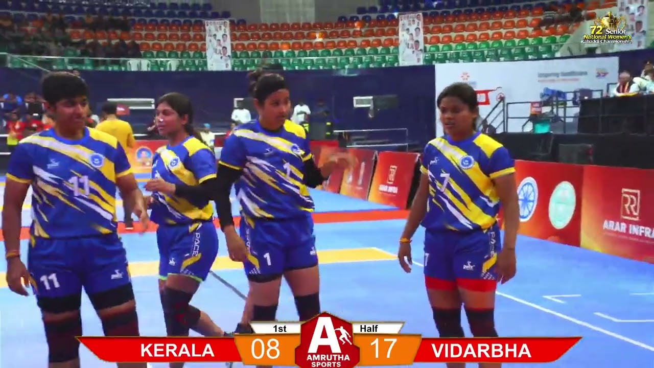 Vidarbha vs Kerala | 72nd Senior National Women’s Kabaddi Championship 2026 | Full Match