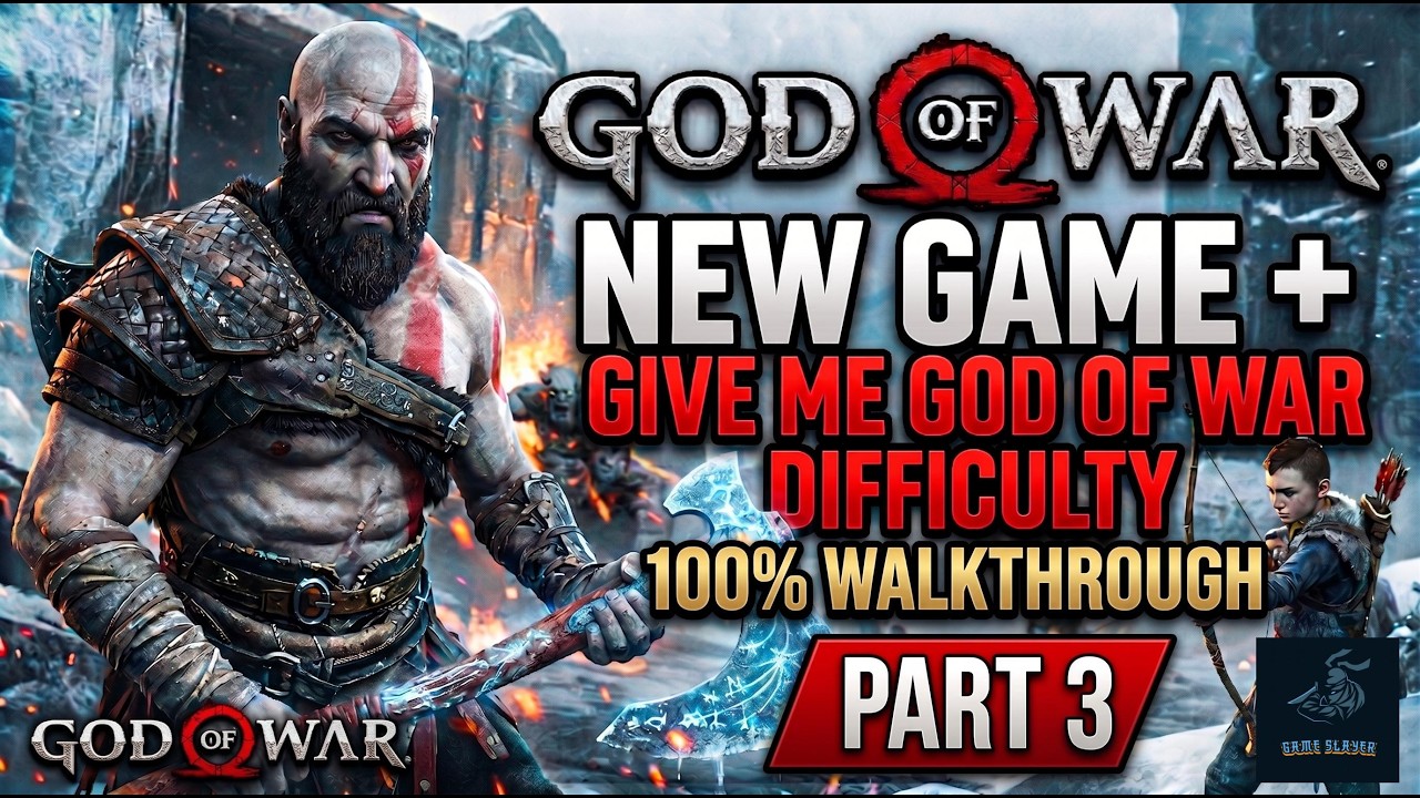God of War - New Game + Give Me God of War with Zeus Armor 100% Walkthrough (Part 3)