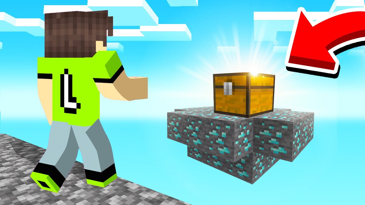 Я нашёл СЕКРЕТНЫЙ ОСТРОВ СОКРОВИЩ В SKYBLOCK! (Minecraft)