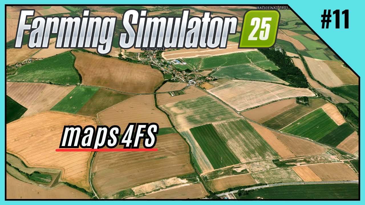 NÁVOD #11  FS25  -  maps4FS   VYTVOŘ SI VLASTNÍ REALISTICKOU MAPU DO FARMINGU  CZ/SK