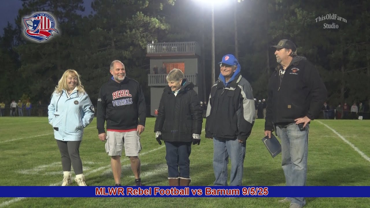 MLWR Rebel Football vs Barnum 9-5-25 21-7