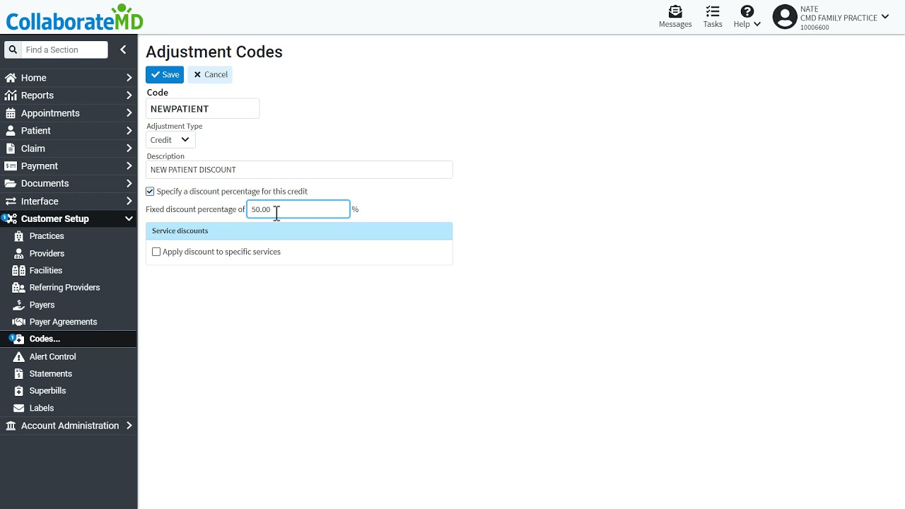 How To Add Adjustment Codes