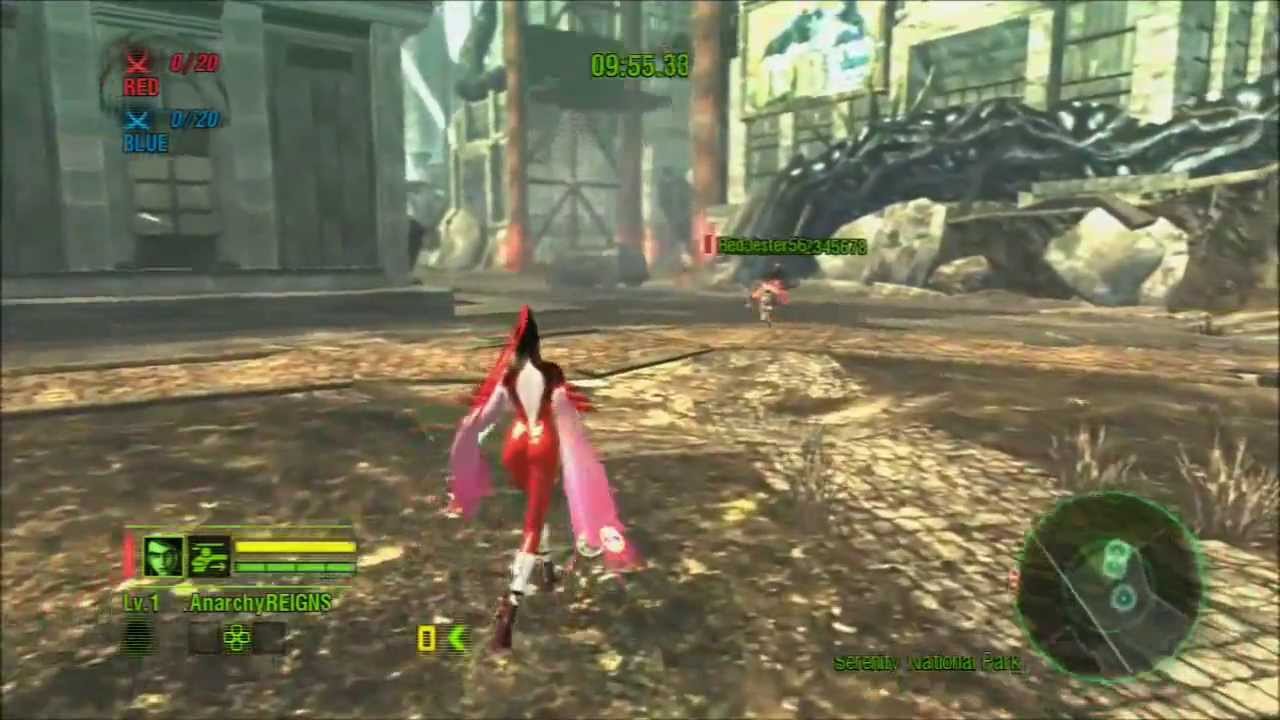 Anarchy Reigns - Bayonetta in Team Deathmatch - Songs: Fly Me To The Moon and Mysterious Destiny