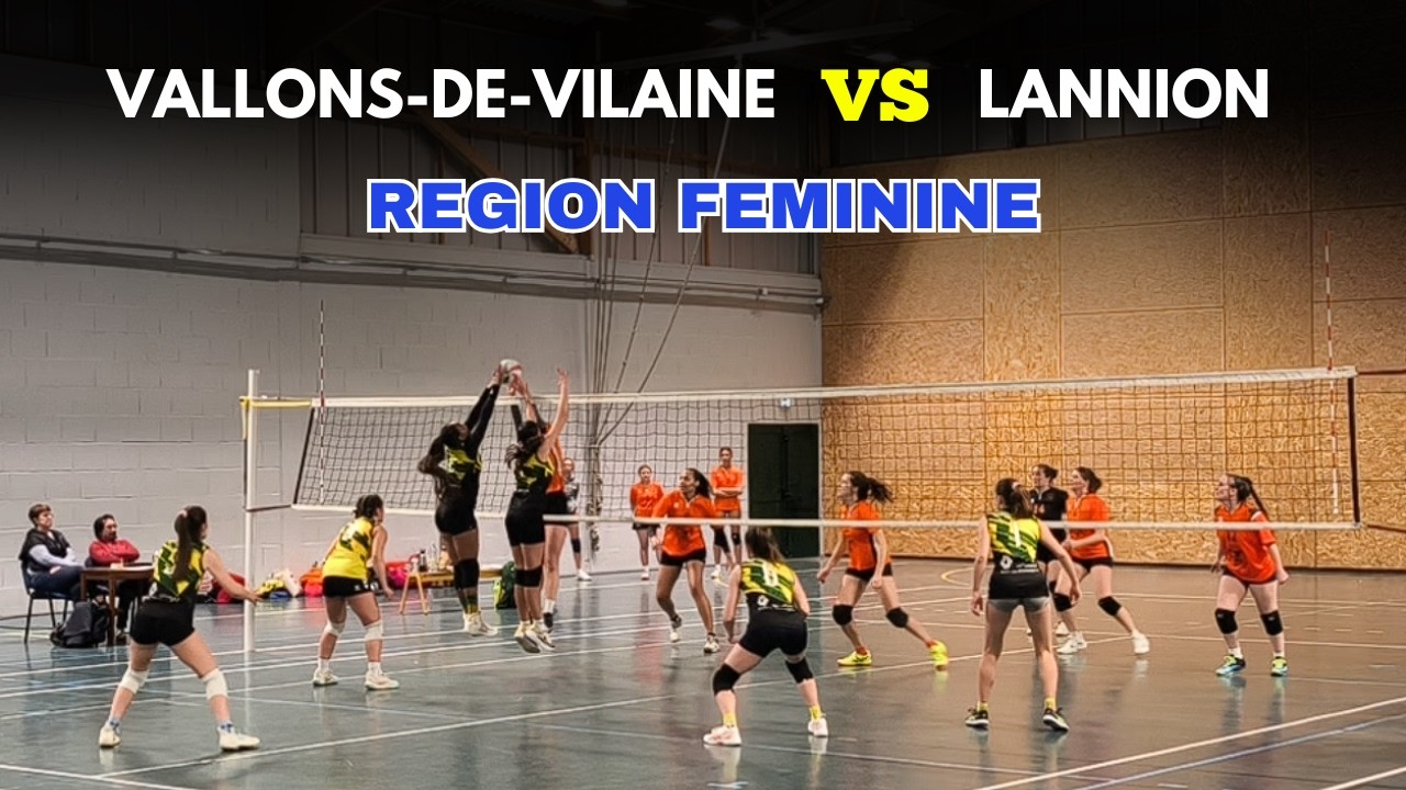 VOLLEY REG F - VVV vs Lannion