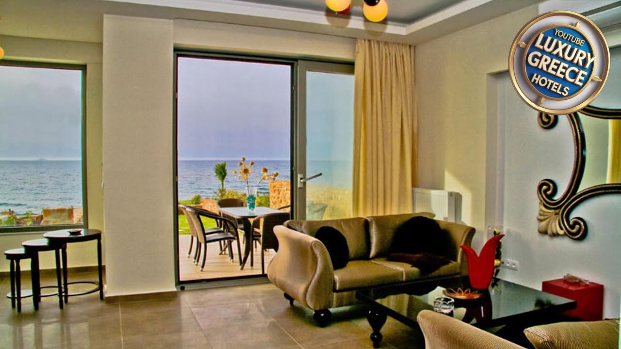 Sea View Beachfront Villa Peri | Crete Island, Greece | Hotel Review 🏨