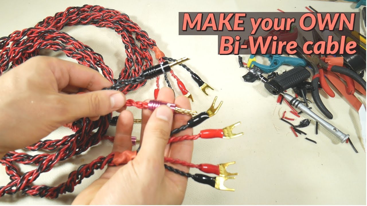 Как сделать свой собственный акустический кабель Bi-Wire [Hi-Fi] [DIY]