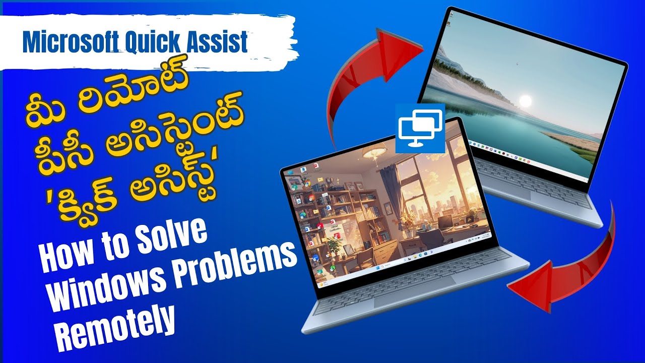 How to Solve Windows 11 Problems Remotely with Quick Assist #suryamtechtalks