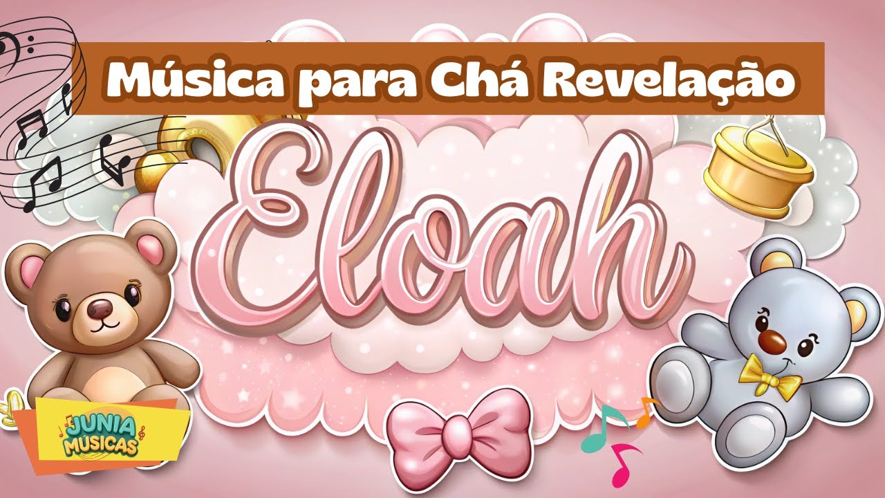 Chá Revelação com nome Eloah