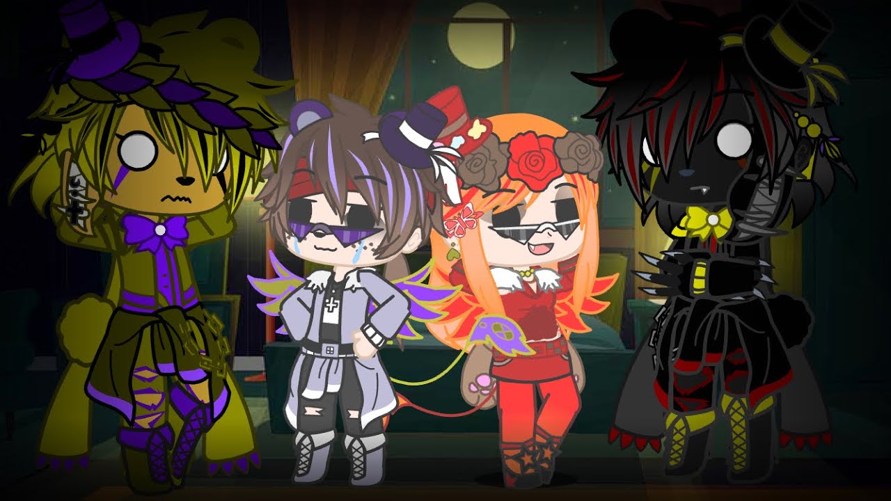 Bottom to the top meme Ft the chaotic sibling {Ship Goldie X Nightmare }