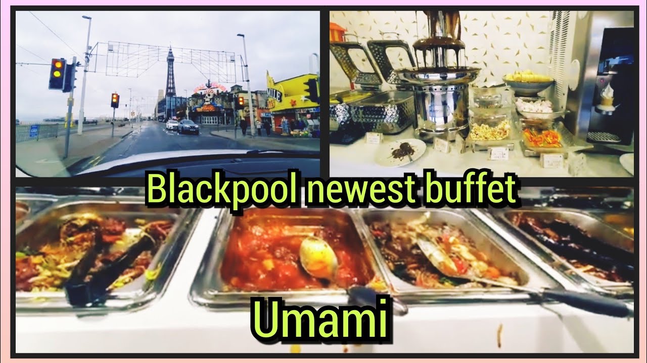 New world buffet in Blackpool Umami & walk around Cleveleys