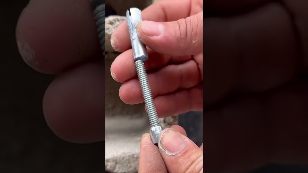 Duas t&eacute;cnicas para usar chumbador parabolt #dicas #diy #parafusos #facavocemesmo #tools