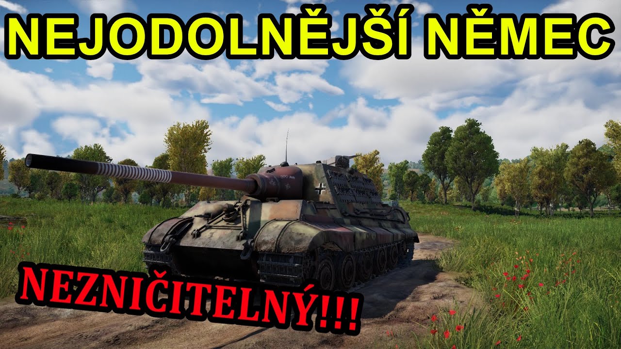 NEJODOLNĚJŠÍ NĚMEC (Jagdtiger)| War Thunder CZ
