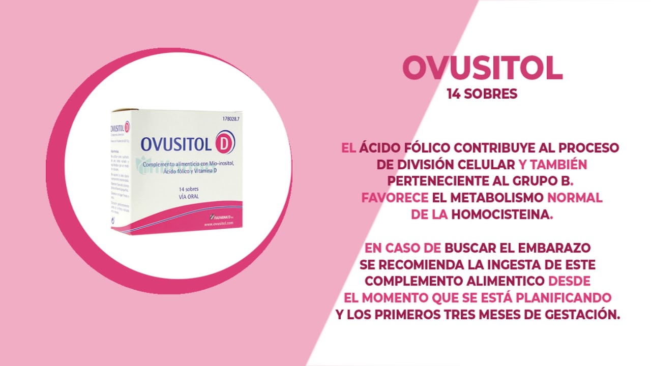 Ovusitol para aumentar la fertilidad de la mujer
