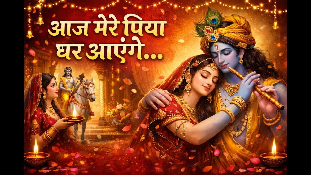 आज मेरे पिया घर आएंगे ।।।