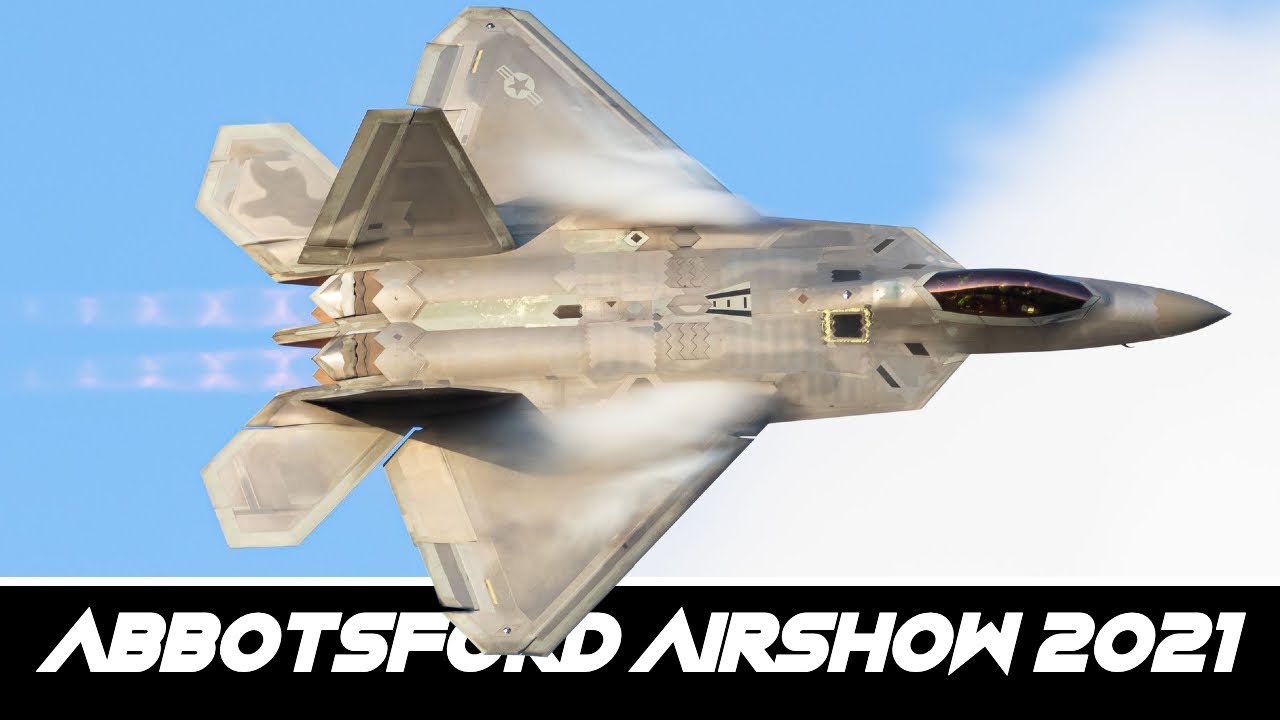 F-22 Raptor Vaporfest - Abbotsford Airshow Sky Drive 2021 (3D Binaural Audio)🎧