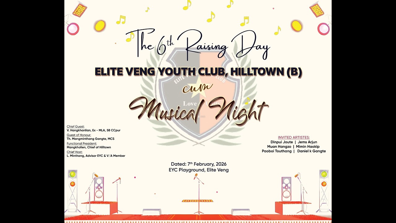 THE 6th RISING DAY ELITE YOUTH CLUB CUM MUSICAL NIGHT -07 -02-2026
