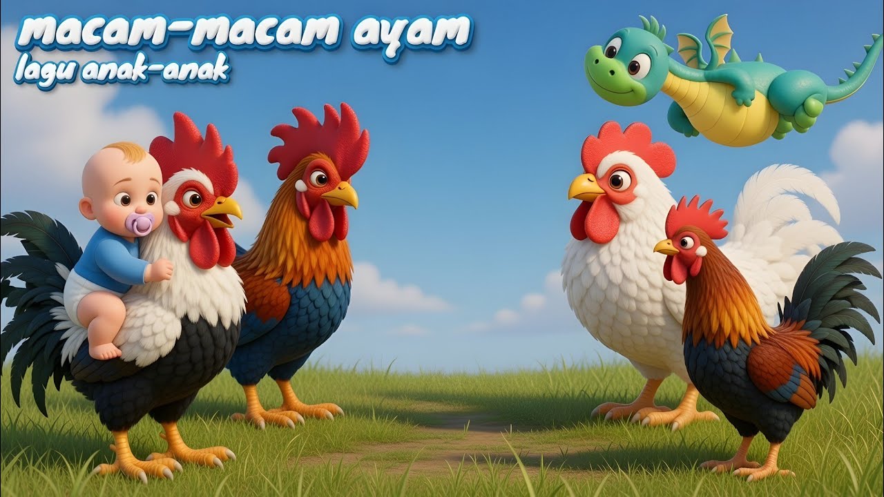 MACAM MACAM AYAM - KALAU KAU SUKA HATI - LAGU ANAK ANAK