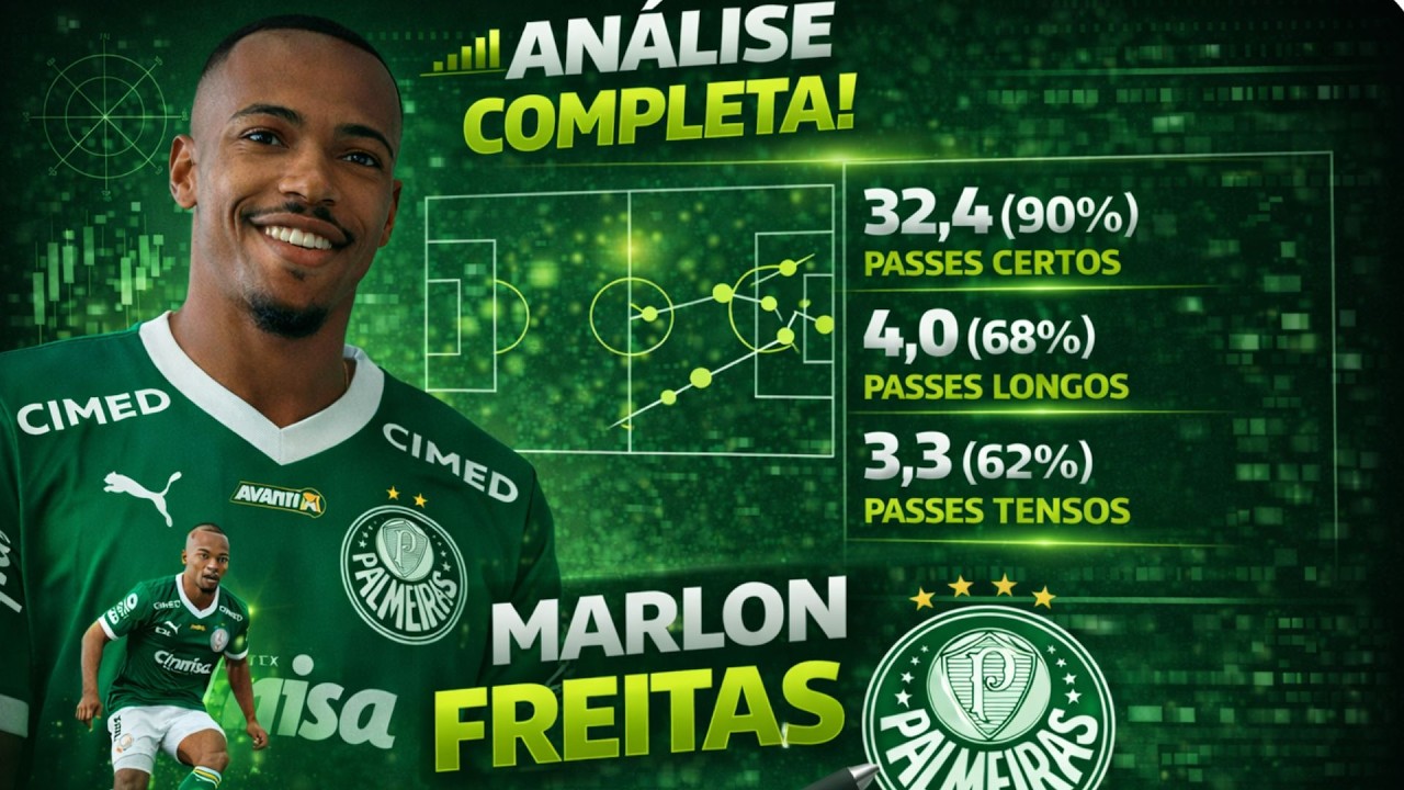 Marlon Freitas já é peça-chave no Palmeiras? | Análise completa - OJ Analisa