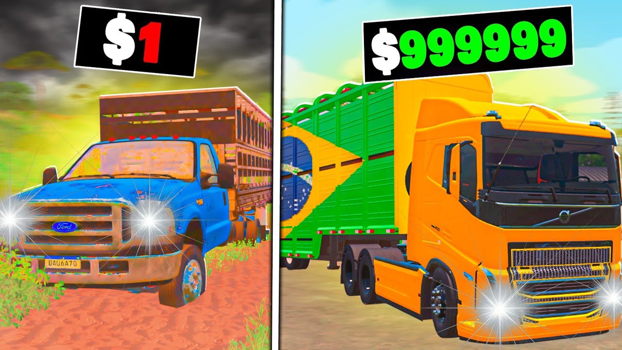 EVOLUI PRA O MELHOR CAMINHÃO BOIADEIRO NO SIMULADOR BRASILEIRO 