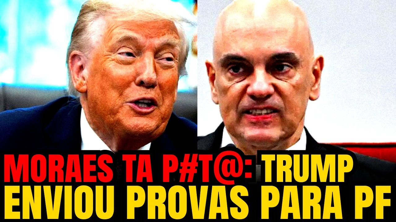 #1 O DOSSIÊ CHEGOU! TRUMP ENVIA PROVAS SECRETAS DIRETO PARA POLÍCIA FEDERAL E MORAES ENTRA EM PÂNICO