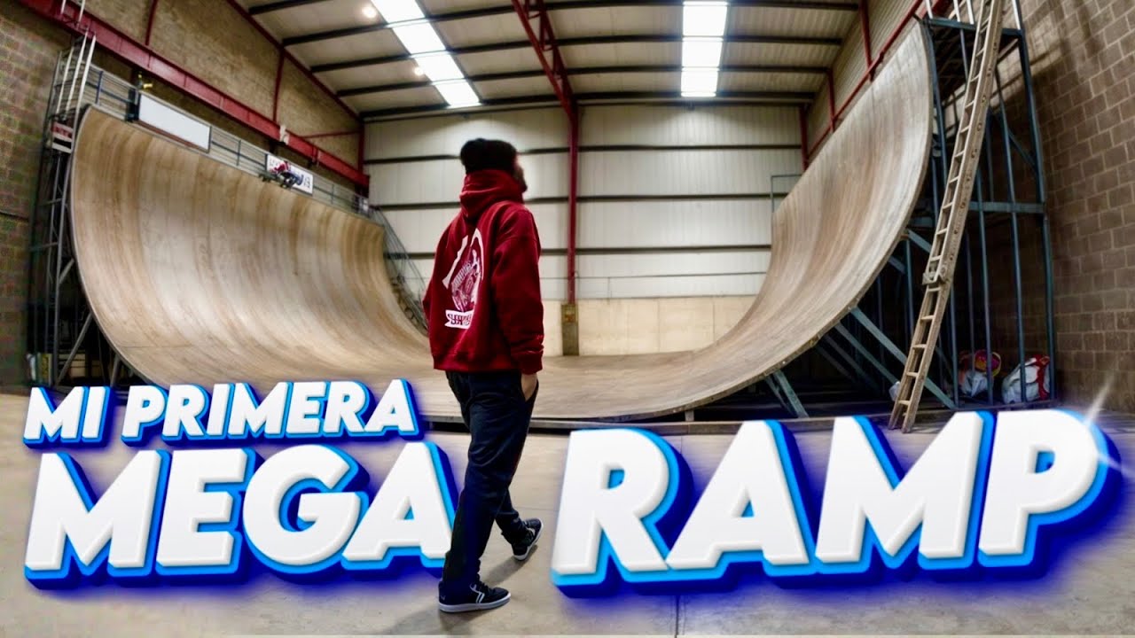 MI PRIMERA MEGA RAMP !! viaje SKATE low-cost / PARTE 1
