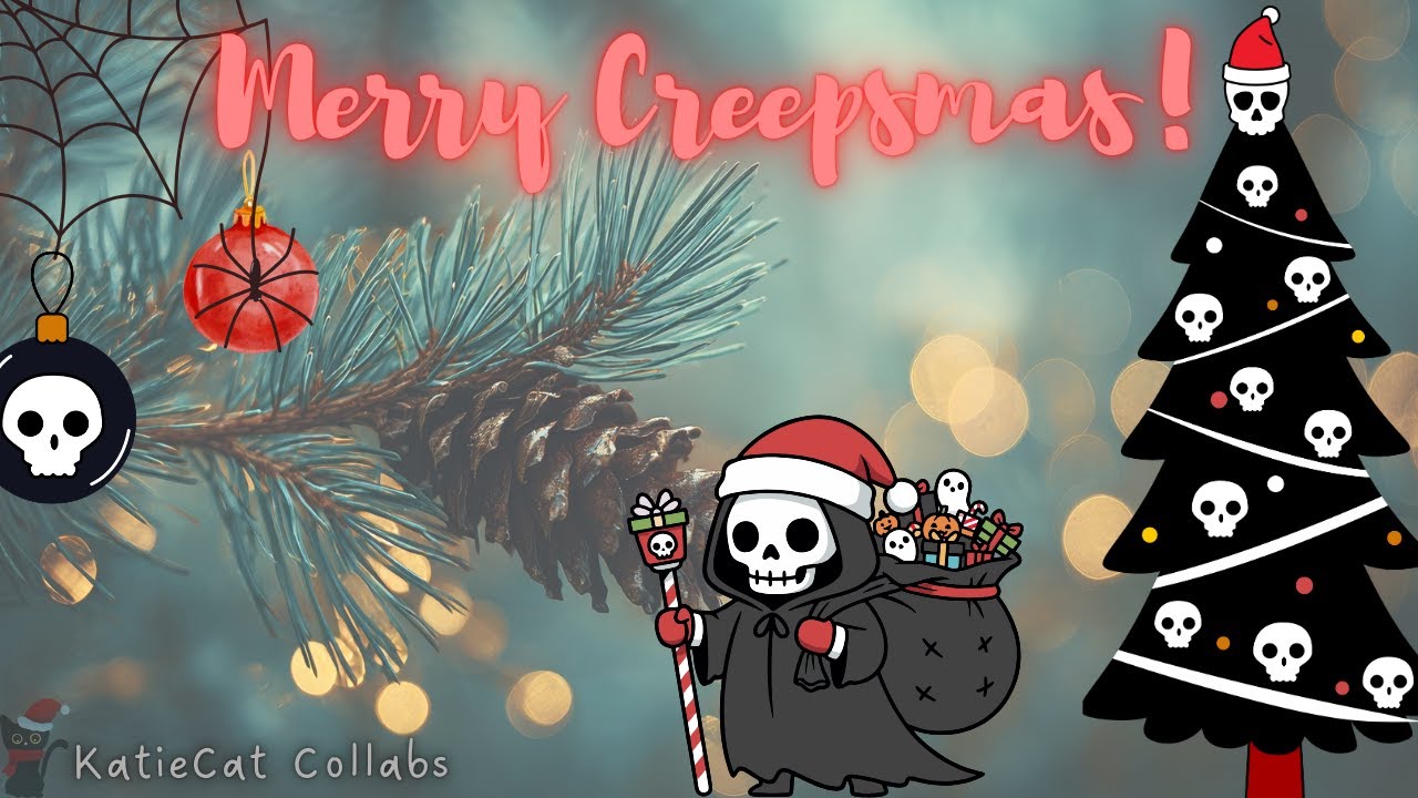 Have a Merry Creepmas Collab by @katiecatnails