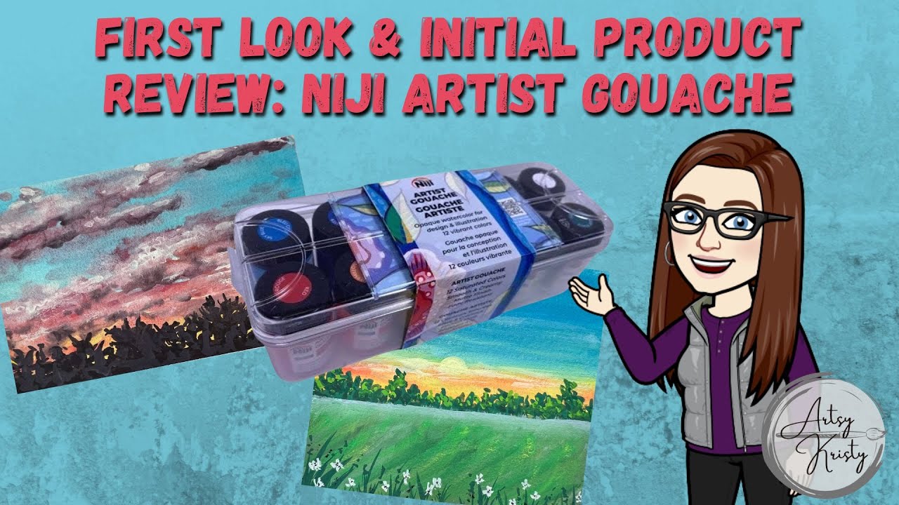 Niji Artist Gouache Unboxing and Review