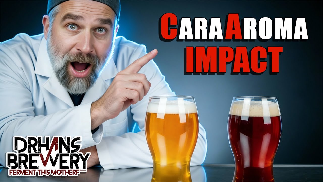 Влияние солода CaraAroma: эксперимент по приготовлению солода из цельного зерна в двух партиях.