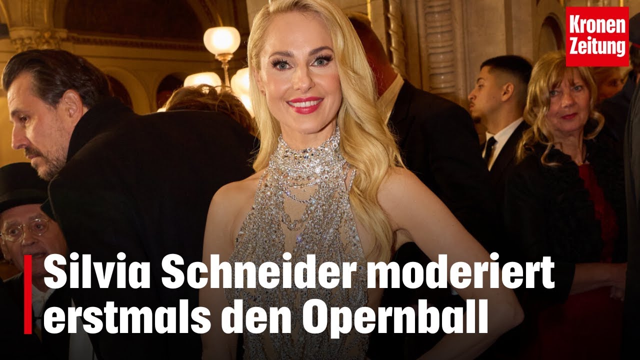 Silvia Schneider moderiert erstmals den Opernball | krone.tv NEWS