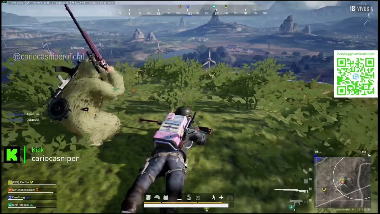 Vamos que vamos rumo ao próximo frango! #pubgPC #cariocasniper #chickendinner