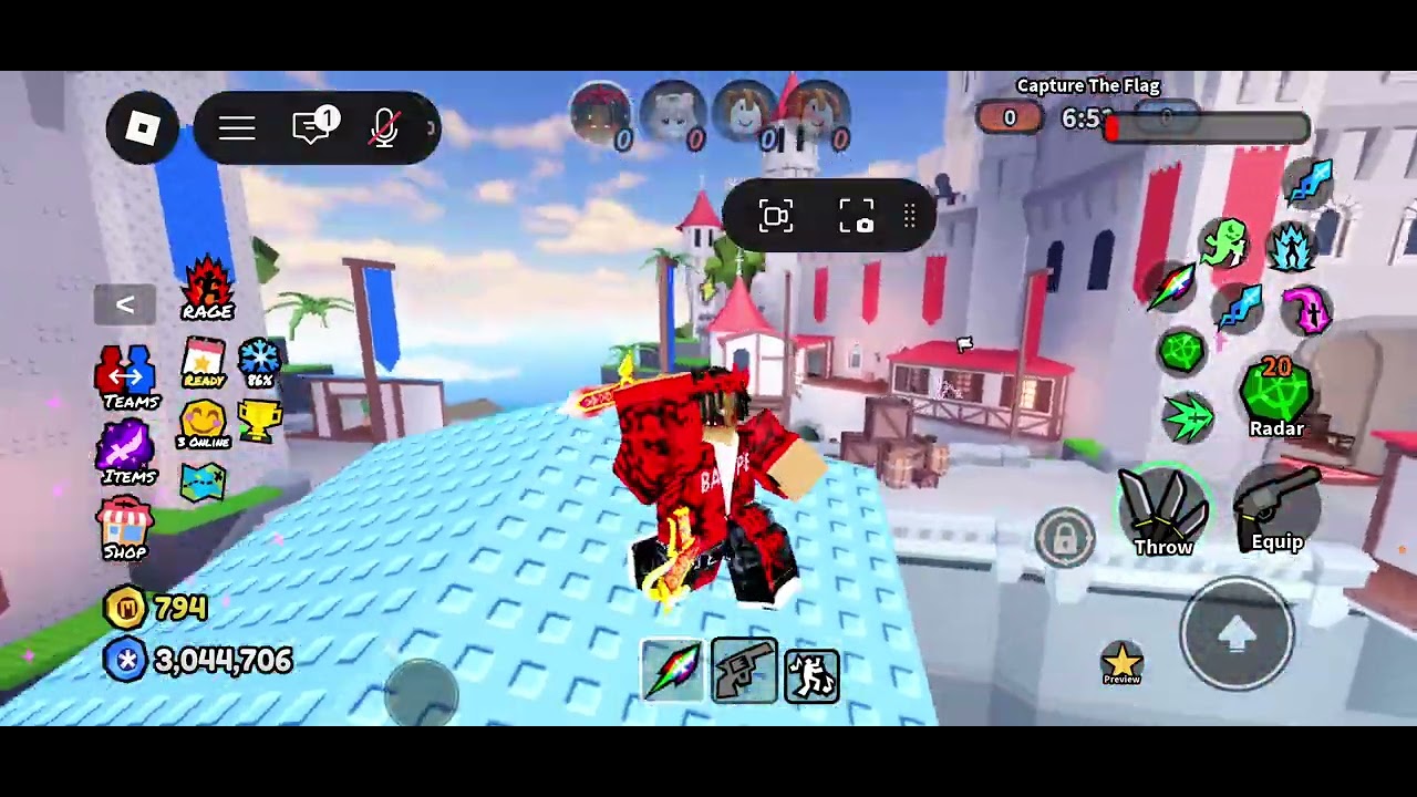 I did not try because I was laggy 