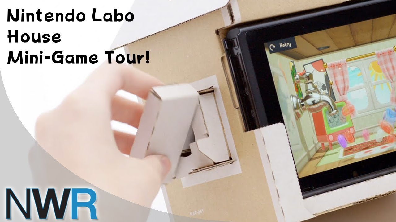 Nintendo Labo House Mini-Game Tour