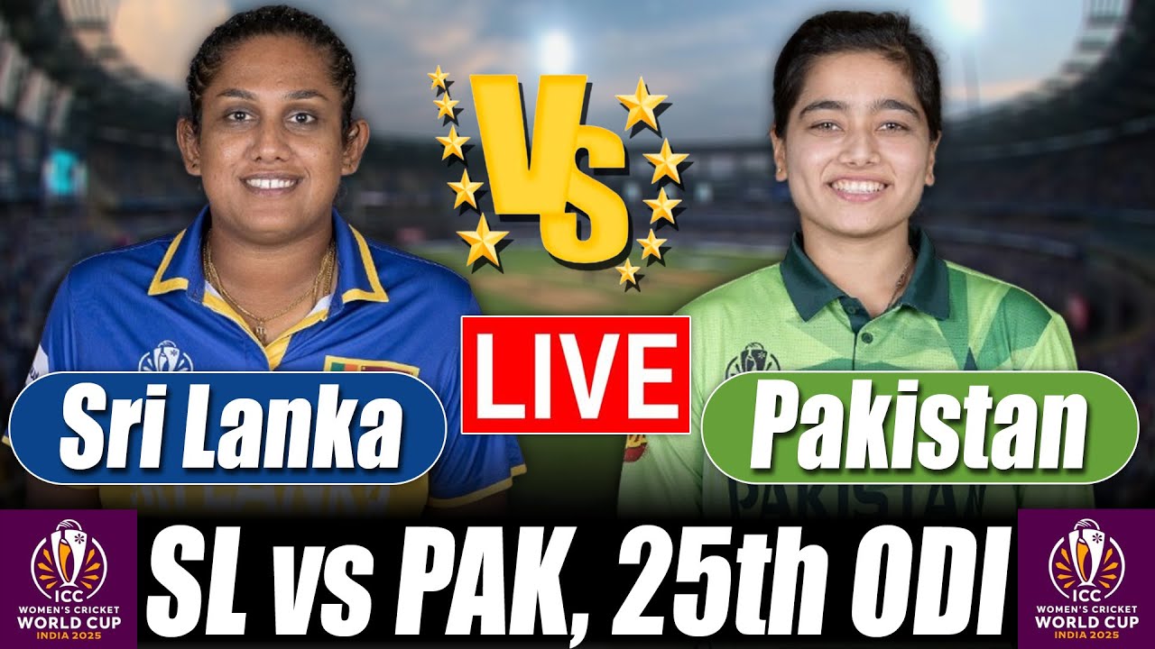 Women World Cup 2025 | Sri Lanka W vs Pakistan W 25th ODI Score Commentary & Cricket Analysis