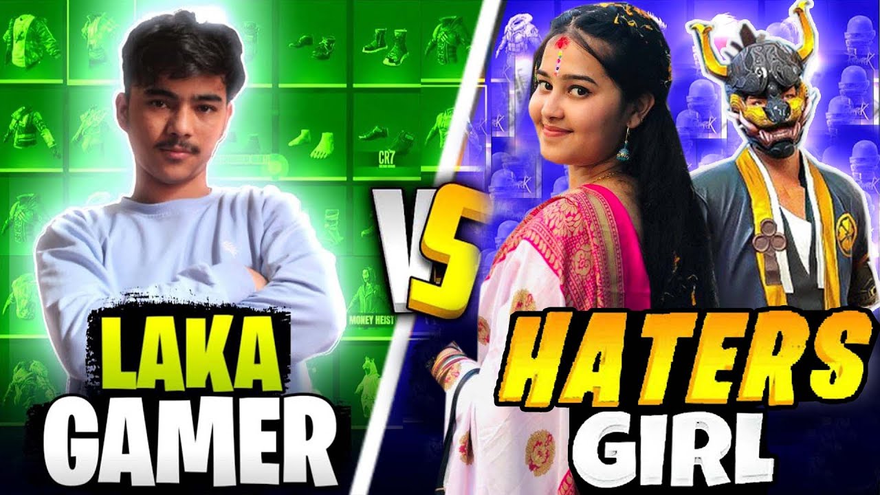 CUTE HATER GIRL CHALLENGE ME FOR COLLECTION VERSES😡 GARENA FREE FIRE