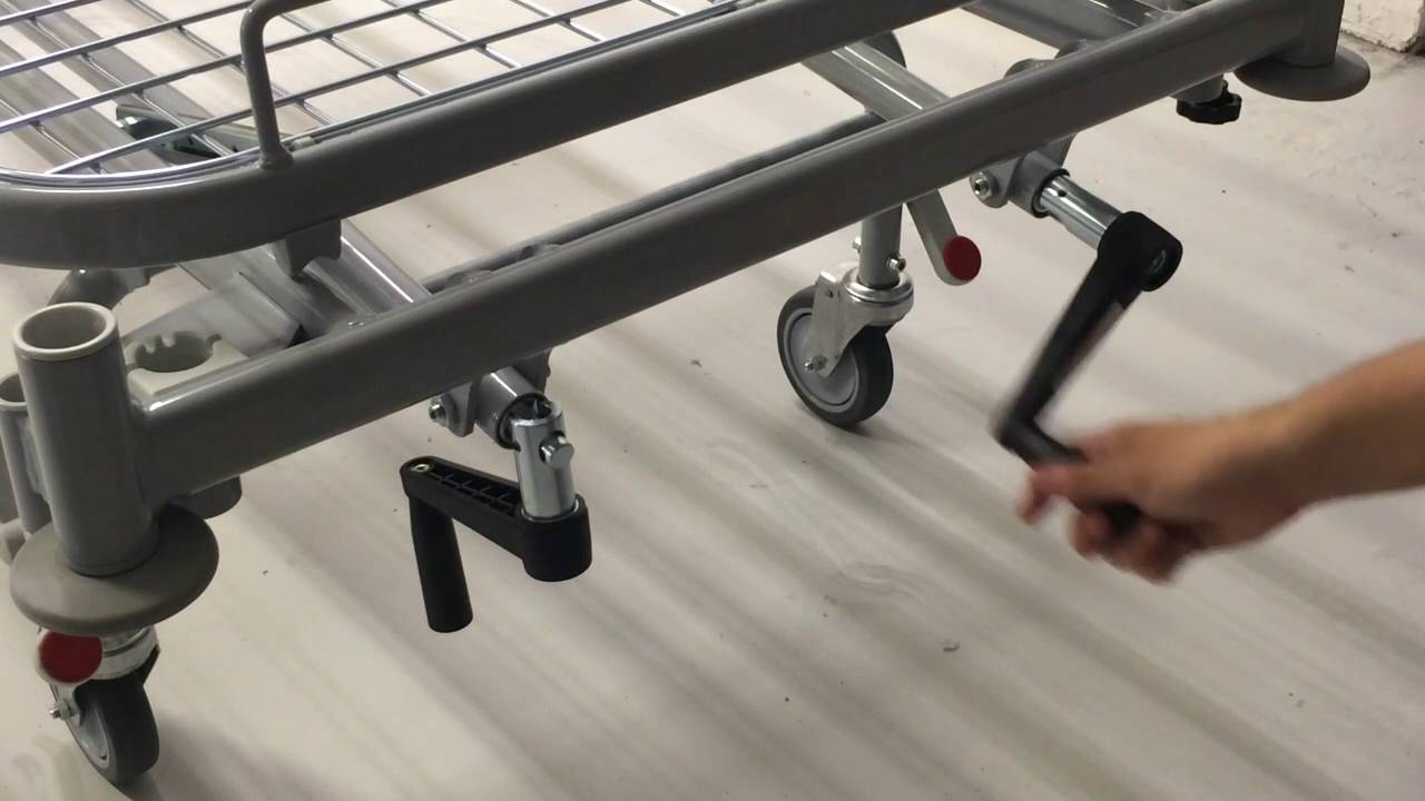 cod. LTR030 (JON ) letto altrezza fissa 4 sezioni movimentazioni manuali a manovella Tecnos