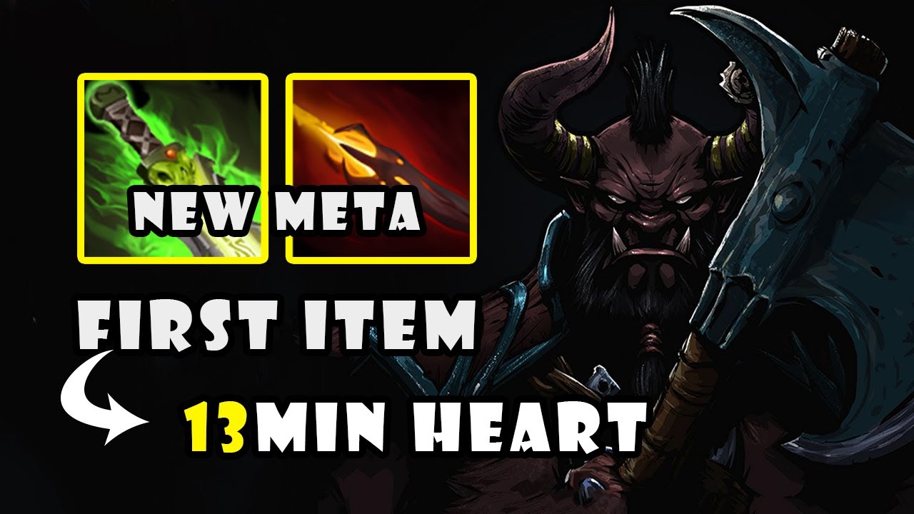 WTF Centaur Warrunner Plays First Item Heart of Tarrasque in 13MIN | Dota 2 Gameplay 7.40